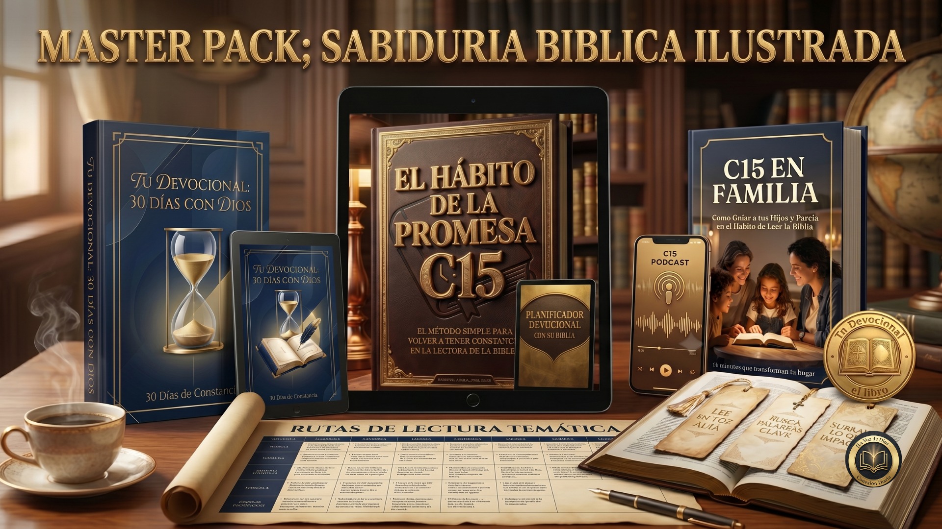 Master Pack Sabiduría Bíblica Ilustrada con todos los recursos incluidos